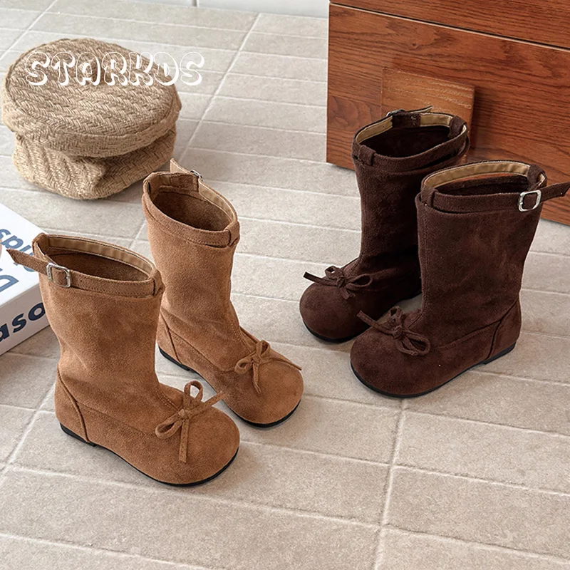 French Ballet Style Boot Kids Girls Autumn Butterfly-knot Round Toe Knee High Boots Baby Child Fashion Slip-on Flat Long Botas
French Ballet Style Boot Kids Girls Autumn Butterfly-knot Round Toe Knee High Boots Baby Child Fashion Slip-on Flat Long Botas