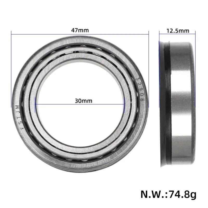 ABVE-нижний конический для шарикового подшипника 32906, подшипник рулевого управления в сборе для скутера Kukirin G4 с черным уплотнительным кольцом
ABVE-нижний конический для шарикового подшипника 32906, подшипник рулевого управления в сборе для скутера Kukirin G4 с черным уплотнительным кольцом