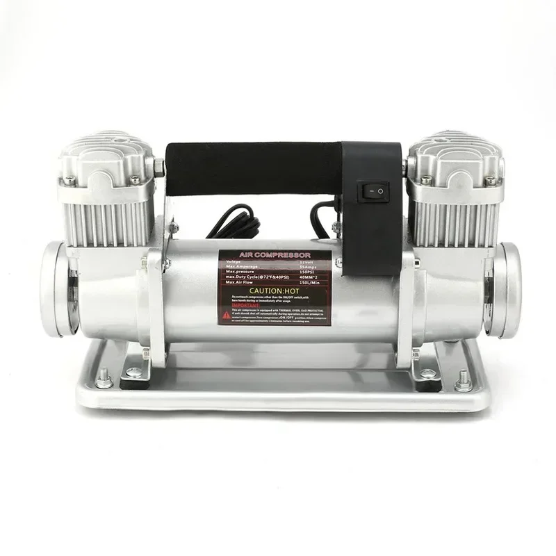 High-power Car Air Pump Double-cylinder All-metal Fast Off-road Play Sand Pump High-pressure 480W Air CompressorHot Sales
High-power Car Air Pump Double-cylinder All-metal Fast Off-road Play Sand Pump High-pressure 480W Air CompressorHot Sales