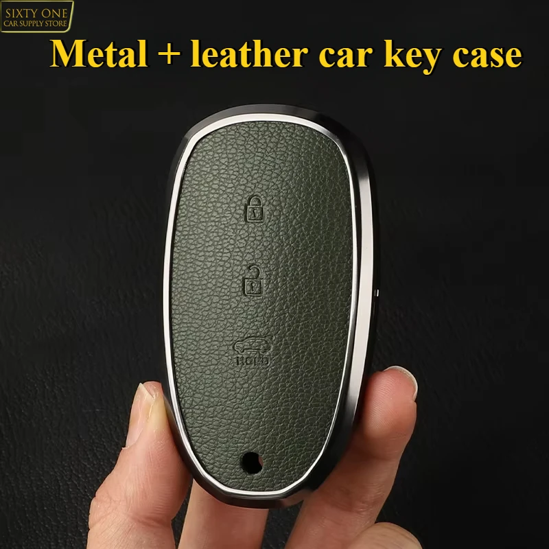 For Hyundai Verna 2020 2021 Santa Fe i30 Kona Azera Accent 2019 Accessories Leather Car Key Cover Remote keychain
For Hyundai Verna 2020 2021 Santa Fe i30 Kona Azera Accent 2019 Accessories Leather Car Key Cover Remote keychain