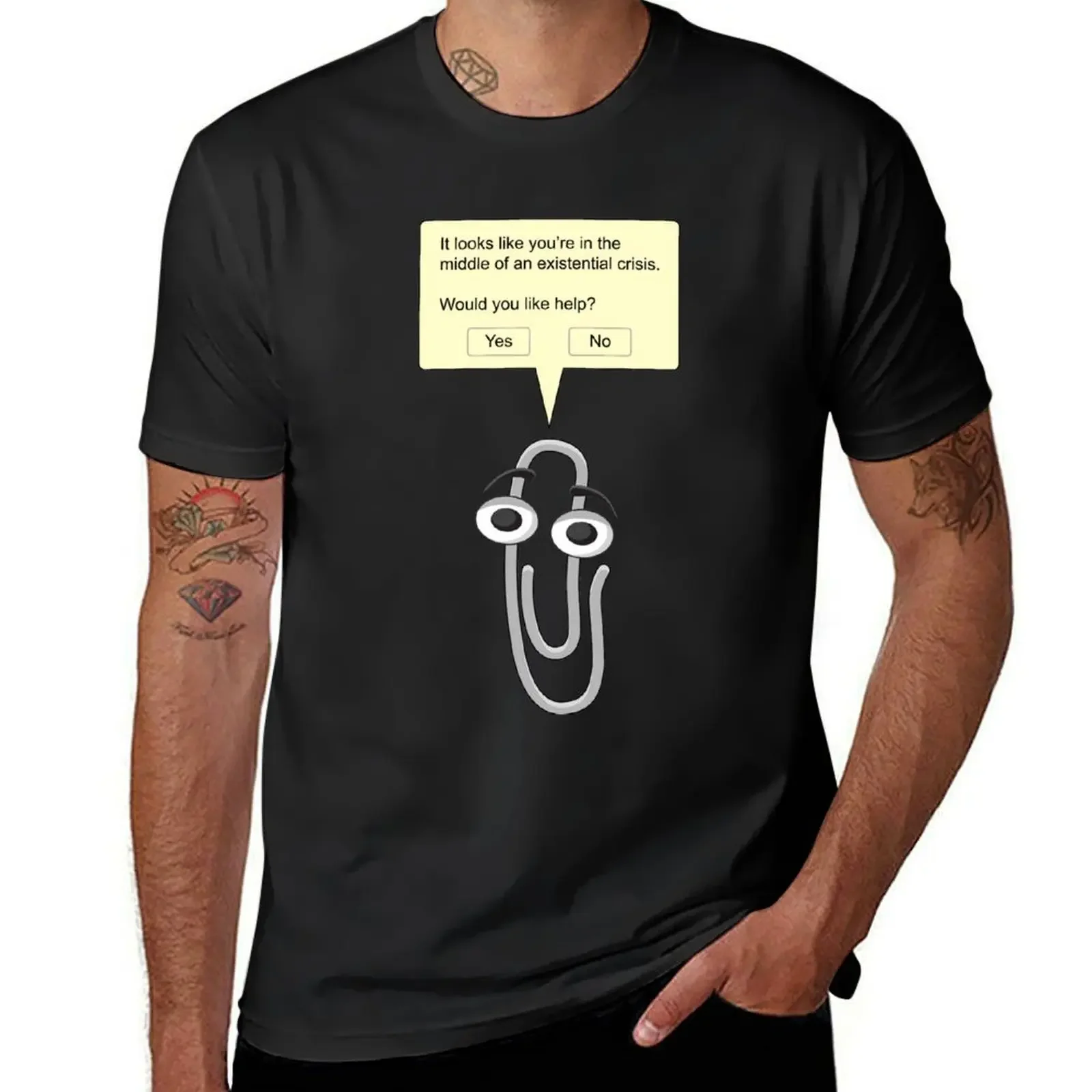Clippy - Existential Crisis T-Shirt custom t-shirts cheap stuff affliction shirts designer shirts heavy weight t shirts for men
Clippy - Existential Crisis T-Shirt custom t-shirts cheap stuff affliction shirts designer shirts heavy weight t shirts for men