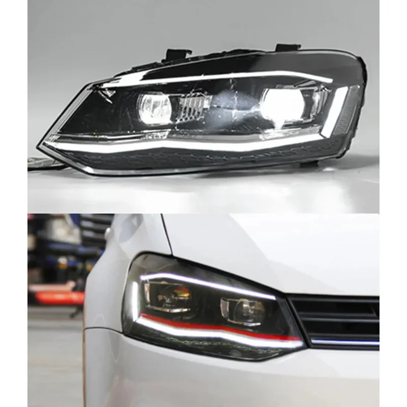 Светодиодный головной фонарь для VW Polo 2011-2018 дневного света, указатель поворота, фара дальнего света, линза проектора
Светодиодный головной фонарь для VW Polo 2011-2018 дневного света, указатель поворота, фара дальнего света, линза проектора