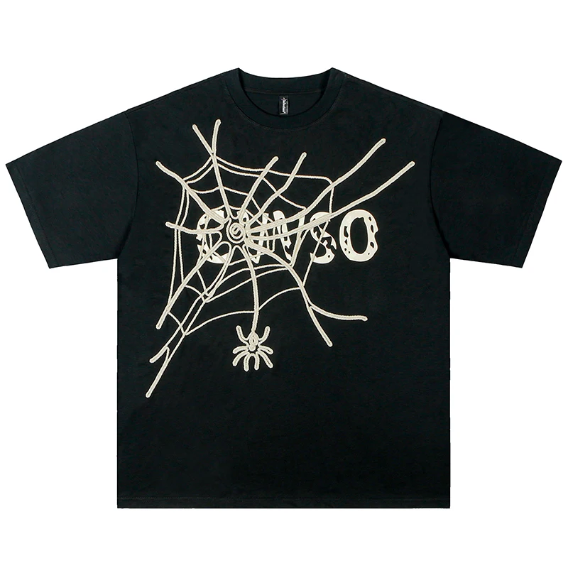 Summer Men Short Sleeve Tshirts Hip Hop Woven Rope Spider Web Design T-Shirt Streetwear Harajuku Casual Cotton T Shirt Tops Tees
Summer Men Short Sleeve Tshirts Hip Hop Woven Rope Spider Web Design T-Shirt Streetwear Harajuku Casual Cotton T Shirt Tops Tees