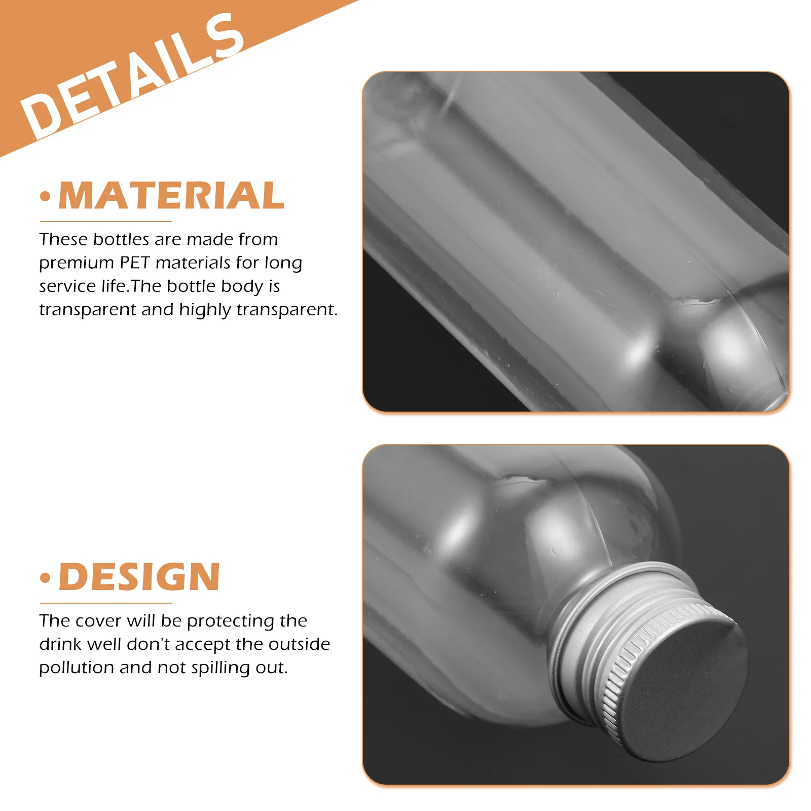 10Pcs Portable Plastic Bottles Safe Drink Bottles for Any Occasion Multi-Function Plastic Container Juice Accessory
10Pcs Portable Plastic Bottles Safe Drink Bottles for Any Occasion Multi-Function Plastic Container Juice Accessory