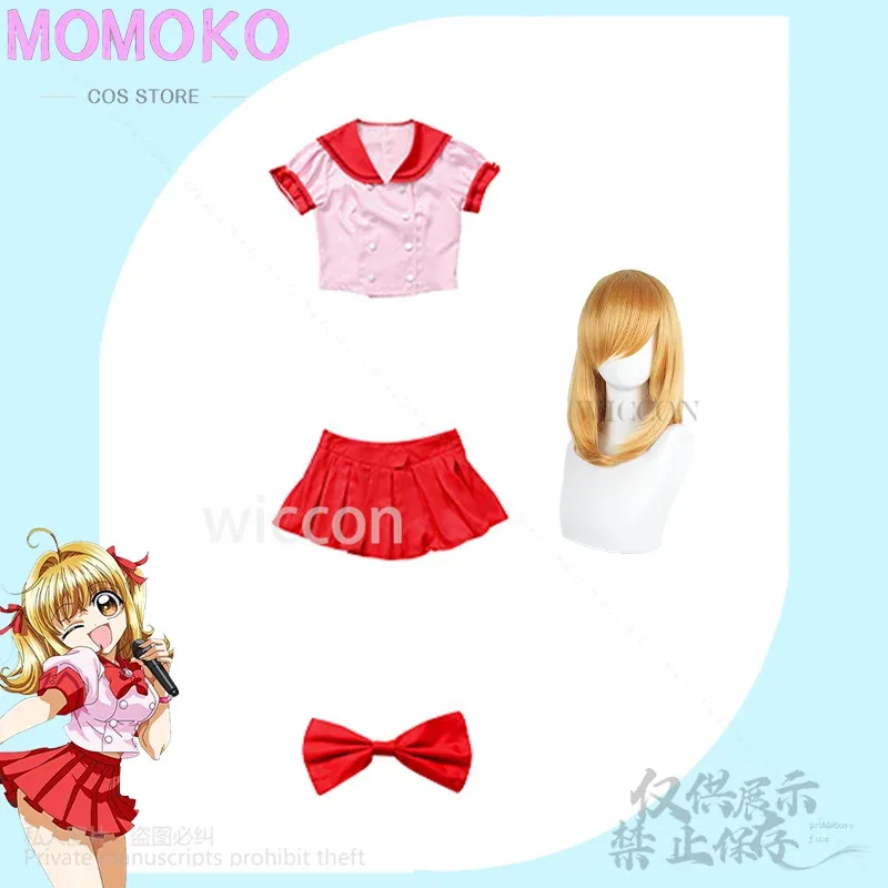 COSda@Mermaid Melody Cosplay Nanami Ruchia Anime Costume Red Cute Sweet Dress Jk School Uniform Lovely Kawaii Lolita Wigs Custom
COSda@Mermaid Melody Cosplay Nanami Ruchia Anime Costume Red Cute Sweet Dress Jk School Uniform Lovely Kawaii Lolita Wigs Custom