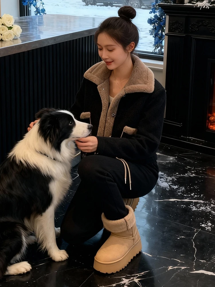 Thiened Winter Jaet, женский теплый топ на молнии Quali Street Sle, длинная верхняя одежда из полиэфирного волокна с откидным воротником
Thiened Winter Jaet, женский теплый топ на молнии Quali Street Sle, длинная верхняя одежда из полиэфирного волокна с откидным воротником