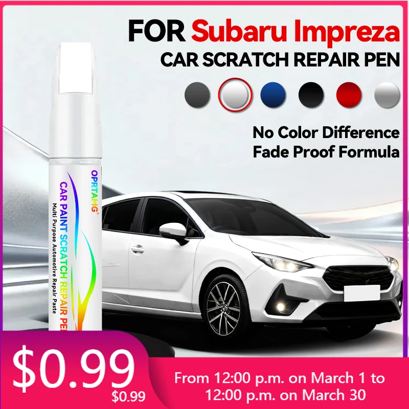 Car Tools Paint Repair Pen Touch Up Scratch Remover DIY Auto Accessories Black White Blue For Subaru Impreza 1992-2025 GF GG GH
Car Tools Paint Repair Pen Touch Up Scratch Remover DIY Auto Accessories Black White Blue For Subaru Impreza 1992-2025 GF GG GH