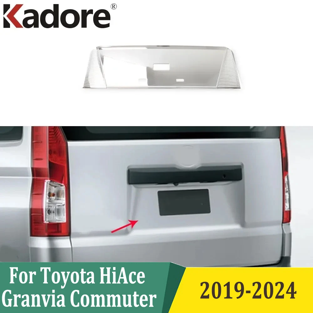 Рамка заднего номерного знака для Toyota HiAce Granvia 2019-2022 2023 2024
Рамка заднего номерного знака для Toyota HiAce Granvia 2019-2022 2023 2024