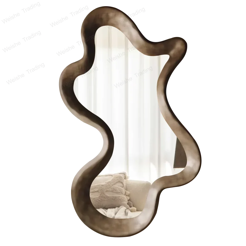 French irregular full-length art style fitting wall-mounted cloakroom full-length mirror entrance
French irregular full-length art style fitting wall-mounted cloakroom full-length mirror entrance