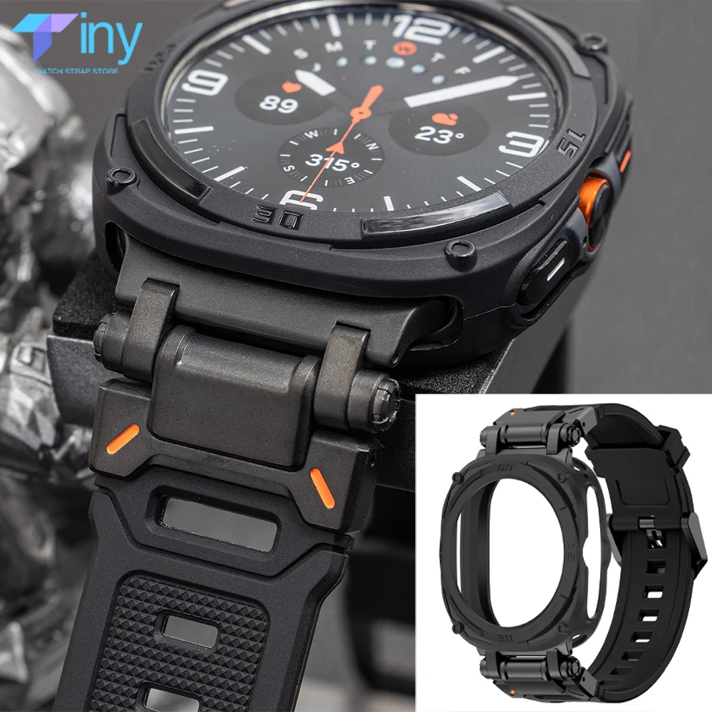 Case+Strap for Samsung Galaxy Watch Ultra 47mm TPU Protector Cover Shell Soft Silicone Bracelet for Galaxy 7 Ultra Accessories
Case+Strap for Samsung Galaxy Watch Ultra 47mm TPU Protector Cover Shell Soft Silicone Bracelet for Galaxy 7 Ultra Accessories