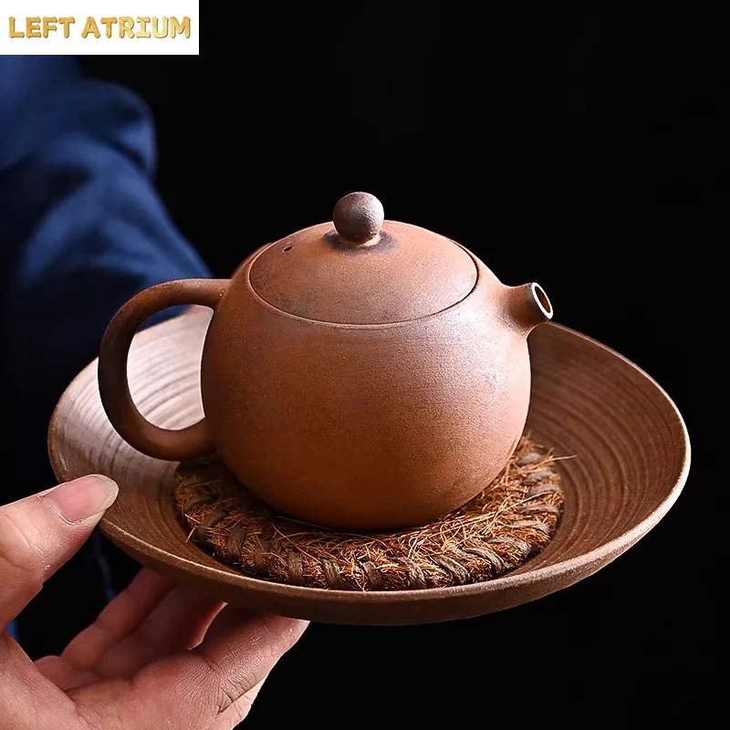 Coarse pottery Xishi pot old rock mud teapot Chinese retro ceramic tea pot household kung fu tea set
Coarse pottery Xishi pot old rock mud teapot Chinese retro ceramic tea pot household kung fu tea set