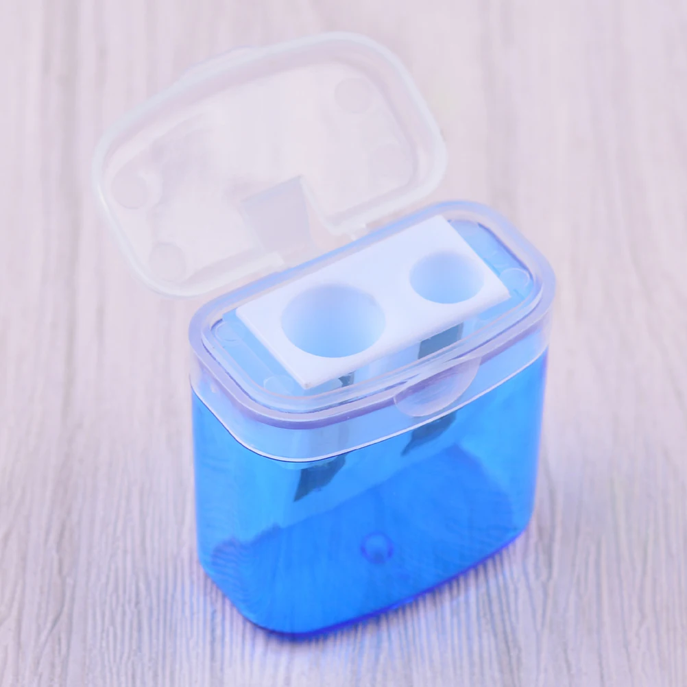 12pcs Plastic Pencil Sharpener Dual Hole Manual Sharpener Transparent Lid For Students Multi-Use School Office Home Efficient
12pcs Plastic Pencil Sharpener Dual Hole Manual Sharpener Transparent Lid For Students Multi-Use School Office Home Efficient