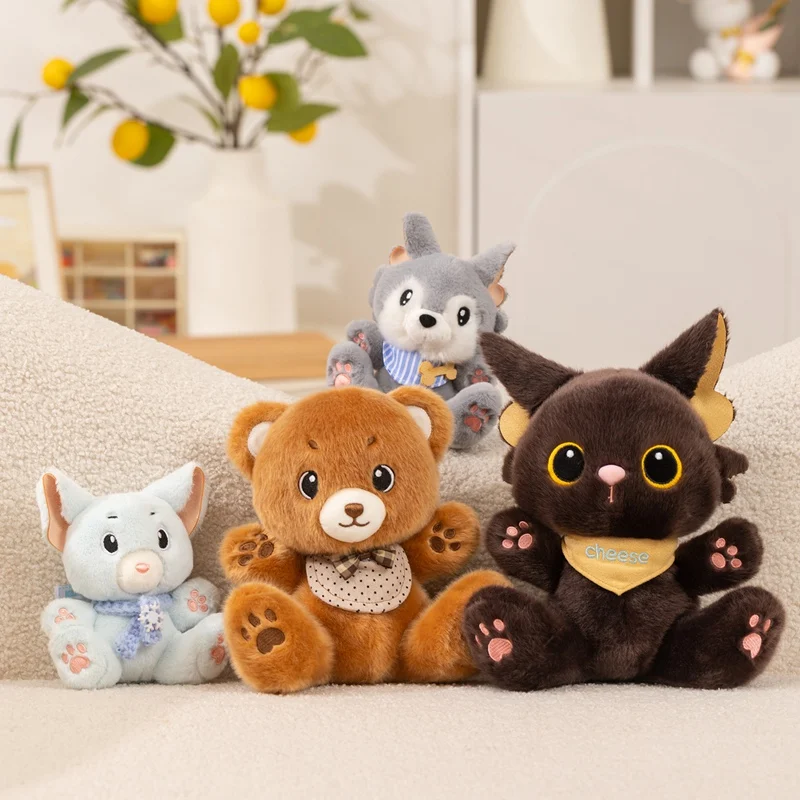 New Cute Animal Plush Toys Wolf Bear Black Cat & Mouse plushies Mini Stuffed Animal Bag Pendant Kawaii Backpack Charm for Girl
New Cute Animal Plush Toys Wolf Bear Black Cat & Mouse plushies Mini Stuffed Animal Bag Pendant Kawaii Backpack Charm for Girl