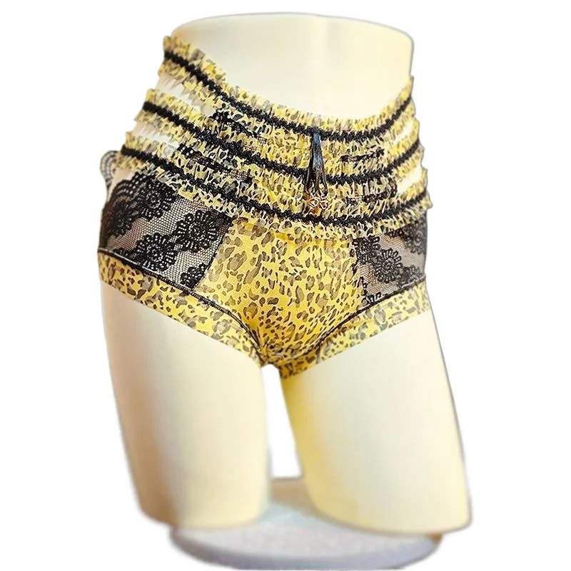 Сексуальные кружевные трусики с леопардовым принтом и высокой талией, женские удобные дышащие мягкие сетчатые эластичные сексуальные трусы с вырезами, популярное нижнее белье
Сексуальные кружевные трусики с леопардовым принтом и высокой талией, женские удобные дышащие мягкие сетчатые эластичные сексуальные трусы с вырезами, популярное нижнее белье