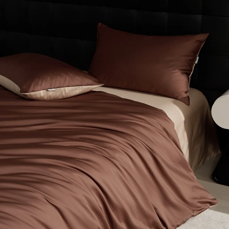 Dark Coffee Duvet Cover Lyocell Bamboo Fiber Quilt Cover Moisture Wicking Breathable Four Season Home Bed Linens 200*230cm*1pc
Dark Coffee Duvet Cover Lyocell Bamboo Fiber Quilt Cover Moisture Wicking Breathable Four Season Home Bed Linens 200*230cm*1pc