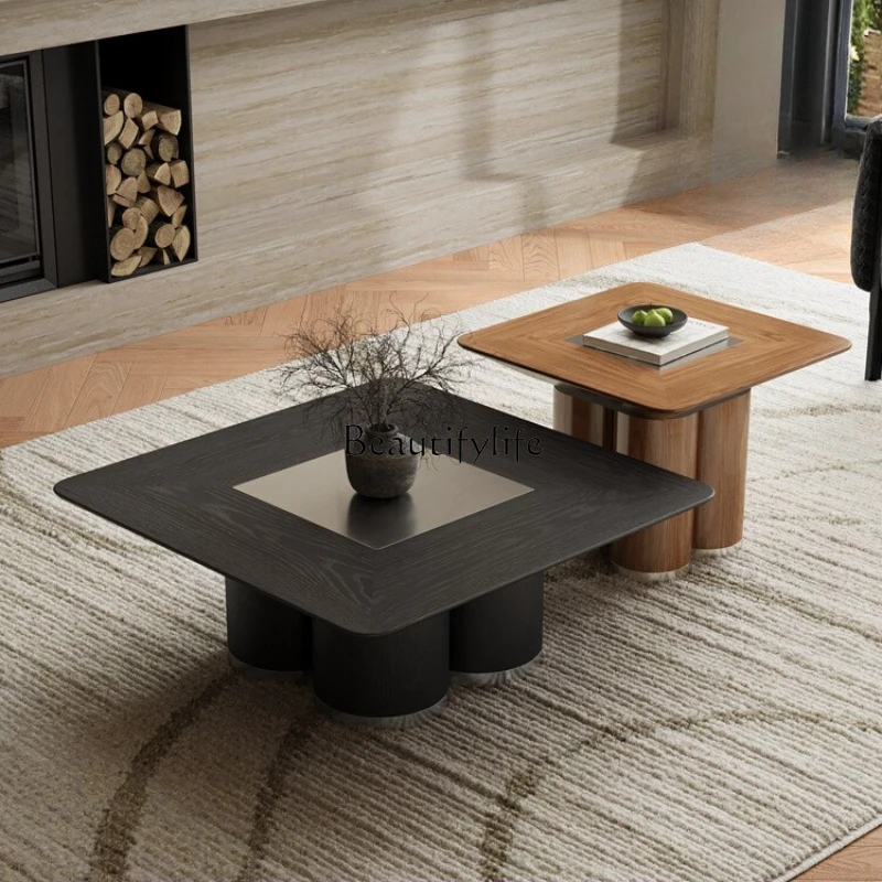 Italian minimalist microcrystalline stone coffee table combination household retro wabi style coffee table
Italian minimalist microcrystalline stone coffee table combination household retro wabi style coffee table
