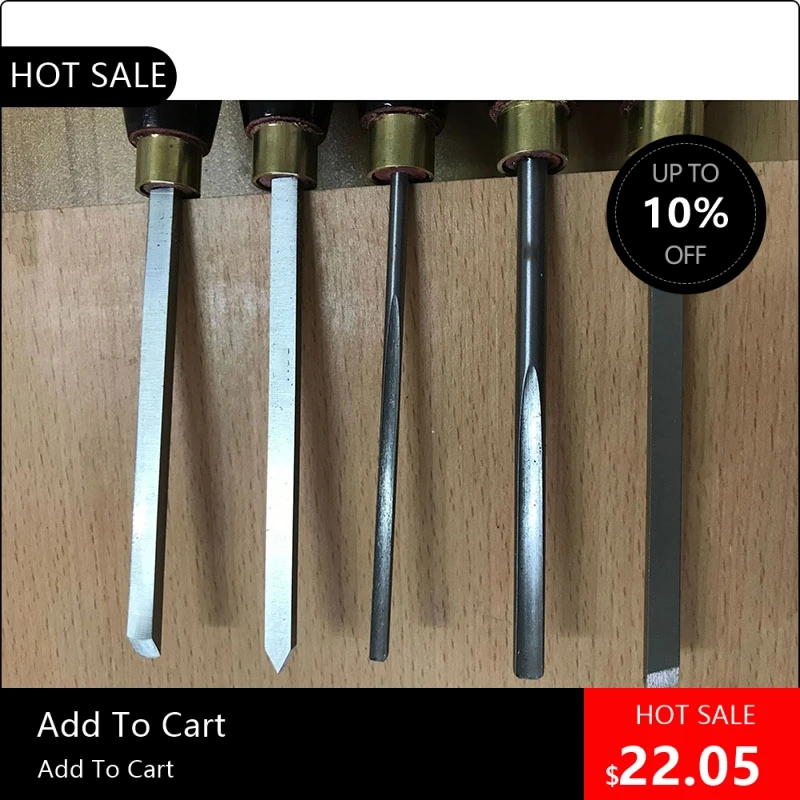 08170 5 шт., набор долот для токарного станка из высокоскоростной стали, токарный ручной полукруглый нож для деревянных изделий, ремесленный инструмент
08170 5 шт., набор долот для токарного станка из высокоскоростной стали, токарный ручной полукруглый нож для деревянных изделий, ремесленный инструмент