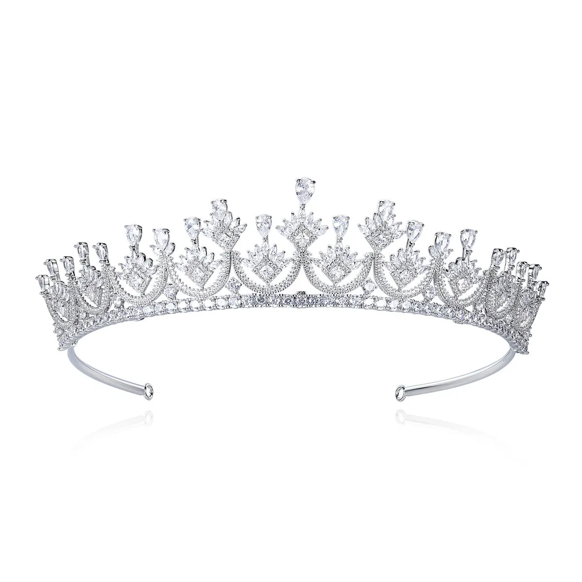 Cubic Zirconia Bridal Tiaras Crowns For Wedding Headpiece Princess Queen Crowns For Women Pageant Party Diadema Bride Headband
Cubic Zirconia Bridal Tiaras Crowns For Wedding Headpiece Princess Queen Crowns For Women Pageant Party Diadema Bride Headband
