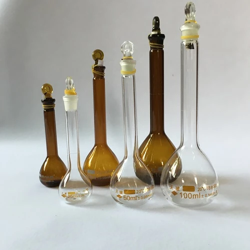 Long Neck Quantitative Bottle in Lab Brown Glass for Accurate School Experiment Measurements 5ml to 1000ml
Long Neck Quantitative Bottle in Lab Brown Glass for Accurate School Experiment Measurements 5ml to 1000ml