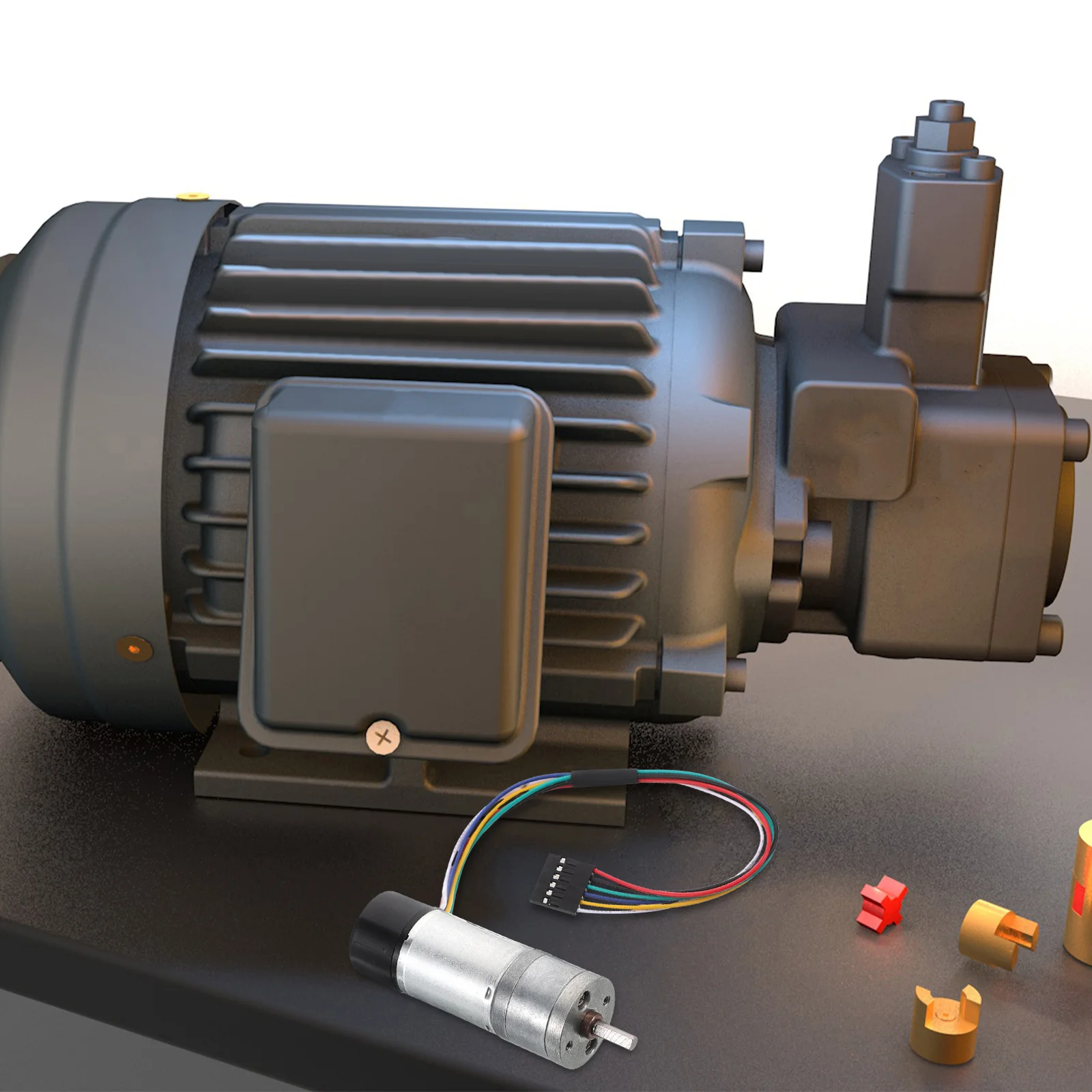 High Torque Encoder Gear Motor 25ga All Metal Low Speed Reversible for Electric Fans High Precision Speed Reduction Dc Geared
High Torque Encoder Gear Motor 25ga All Metal Low Speed Reversible for Electric Fans High Precision Speed Reduction Dc Geared