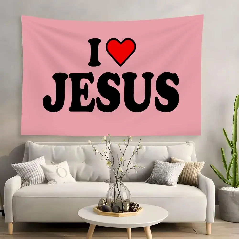 I Love Jesus PINK Girl Tapestry Custom Home Living Room Bedroom Wall Decor Wallpaper Backdrop Cloth With Clips
I Love Jesus PINK Girl Tapestry Custom Home Living Room Bedroom Wall Decor Wallpaper Backdrop Cloth With Clips