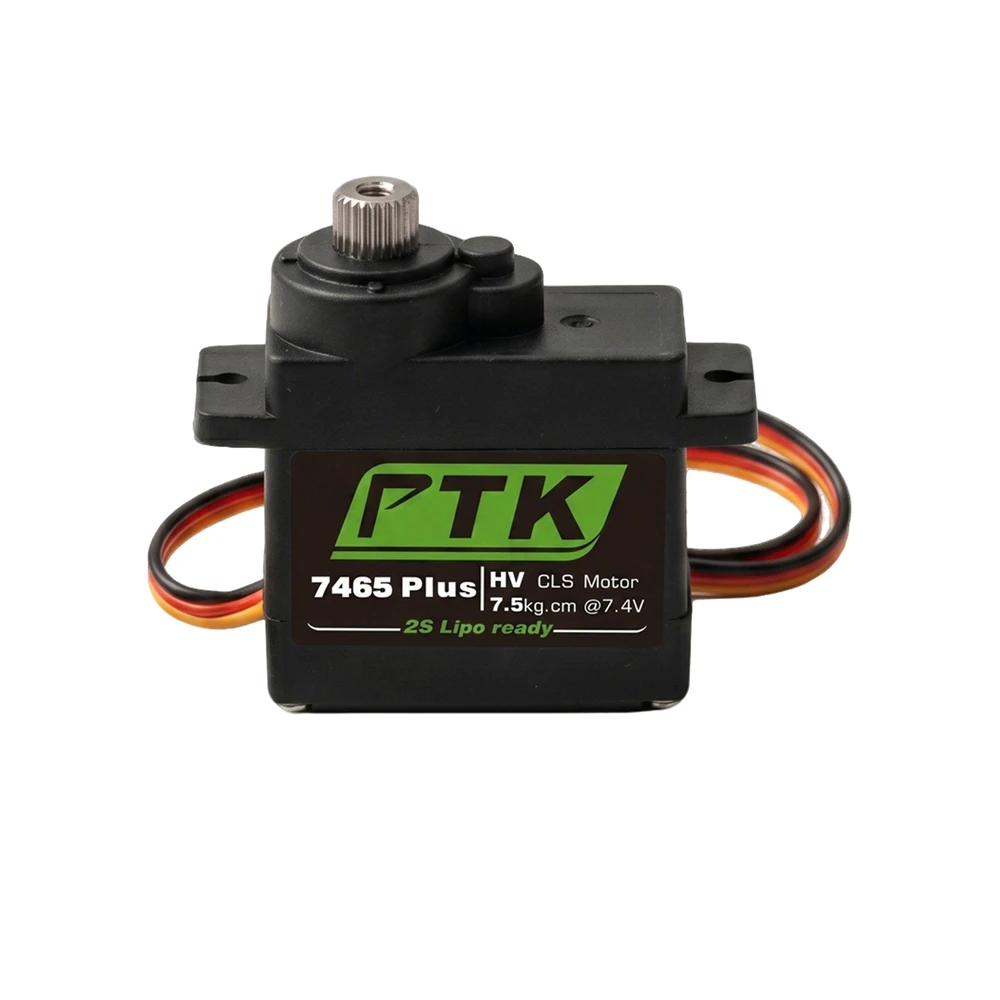 PTK 7465Plus 7.5kg Metal Gear Digital RC Servo for High-Speed Fixed-Wing RC Helicopters 1/8 1/10 Remote Control Car Models
PTK 7465Plus 7.5kg Metal Gear Digital RC Servo for High-Speed Fixed-Wing RC Helicopters 1/8 1/10 Remote Control Car Models