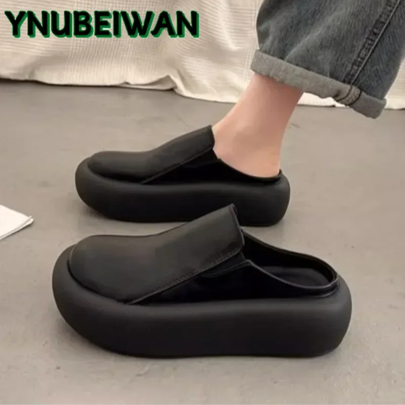 Flats Platform Women Mules Shoes Casual Slippers Summer Sandals Fashion 2025 New Slingback Flip Flops Beach Shoes Woman Zapatos
Flats Platform Women Mules Shoes Casual Slippers Summer Sandals Fashion 2025 New Slingback Flip Flops Beach Shoes Woman Zapatos