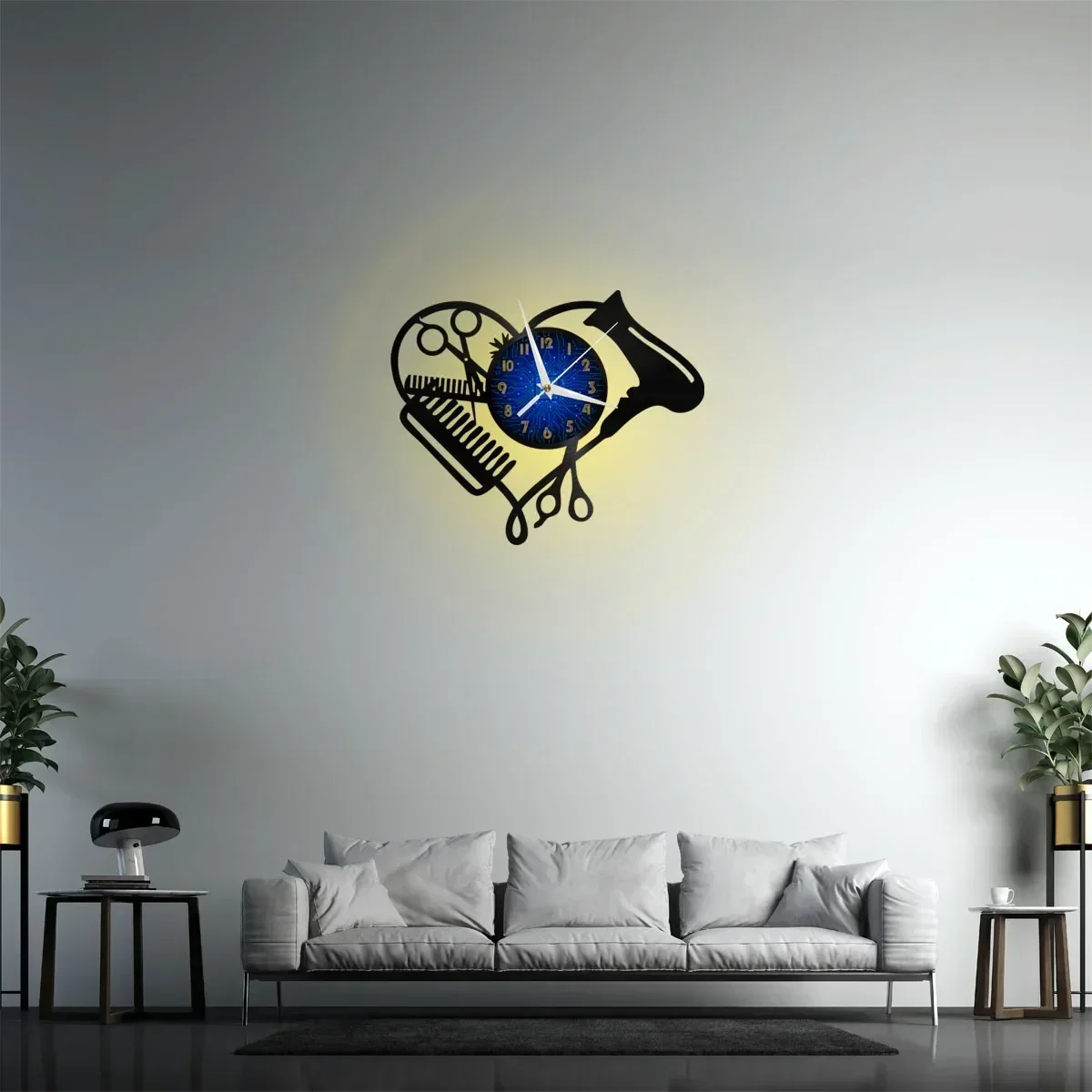 Barber with Scissors and Comb Pattern Wall Clock Salon Theme Silent Wall Watch Barber Shop Decoration LED Wall Clock
Barber with Scissors and Comb Pattern Wall Clock Salon Theme Silent Wall Watch Barber Shop Decoration LED Wall Clock