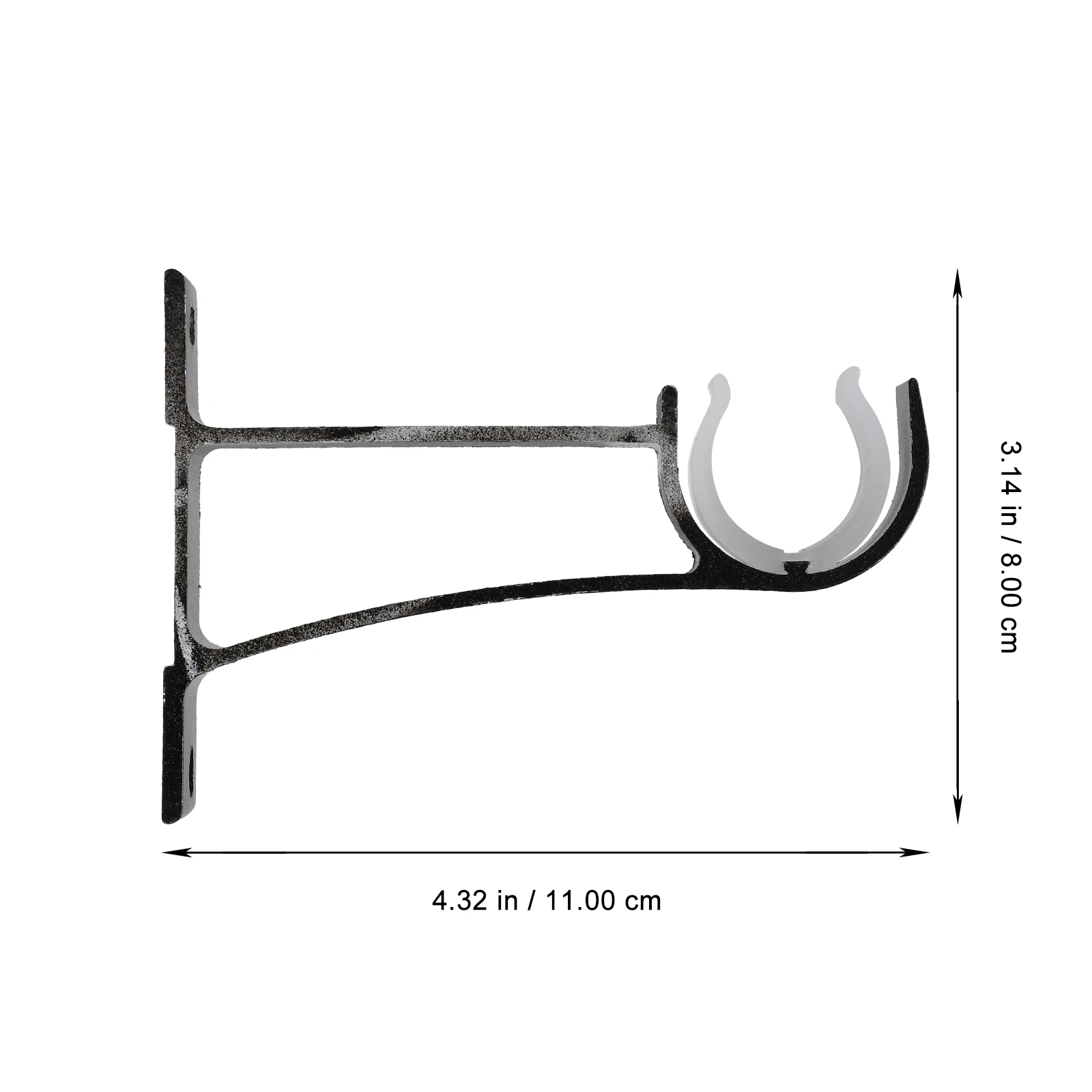 1 Set Curtain Rod Supports Aluminum Alloy Plastic Wall Mount Brackets Easy Install Holders For Home Office Hotel Decor
1 Set Curtain Rod Supports Aluminum Alloy Plastic Wall Mount Brackets Easy Install Holders For Home Office Hotel Decor
