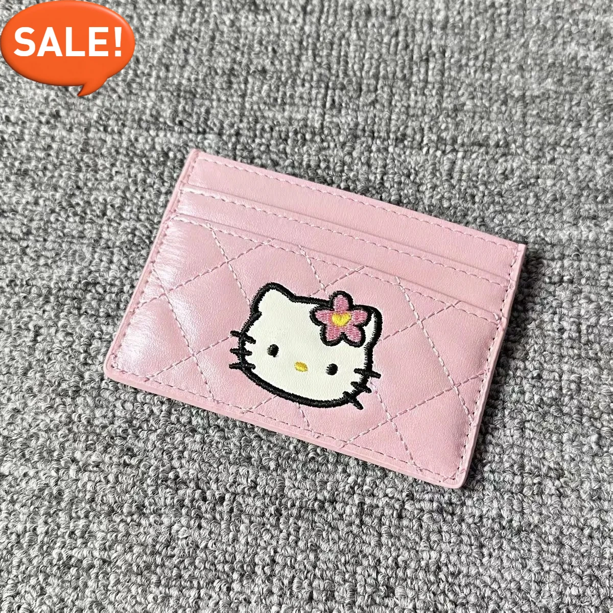 Hello Kitty Bag Anime Peripheral NEW Mini Cartoon Simple Cute Card Holder Delicate Fashion Versatile Personality ID Storage Bag
Hello Kitty Bag Anime Peripheral NEW Mini Cartoon Simple Cute Card Holder Delicate Fashion Versatile Personality ID Storage Bag