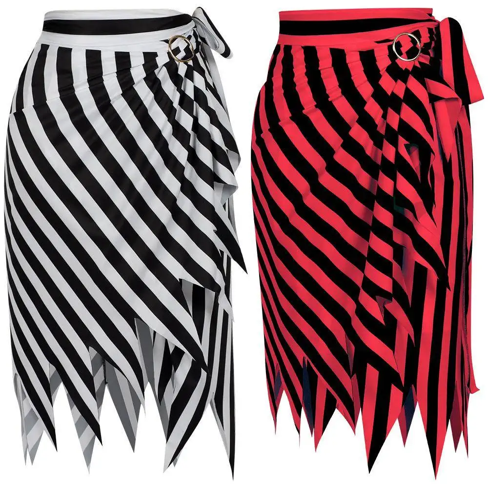 Пиратский платок Accory, костюм для ролевых растений, галстук в полоску с цветочным принтом, юбка, женская этническая одежда, сценический костюм
Пиратский платок Accory, костюм для ролевых растений, галстук в полоску с цветочным принтом, юбка, женская этническая одежда, сценический костюм