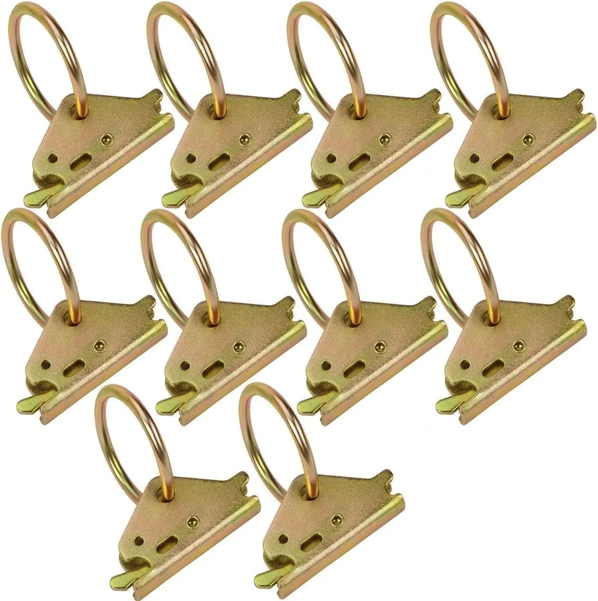 Heavy Duty E Track O Rings Tie Down Anchors Tie-Down Rail System Accessories for Enclosed/Flatbed Trailer Truck Pickup(10 Pack)
Heavy Duty E Track O Rings Tie Down Anchors Tie-Down Rail System Accessories for Enclosed/Flatbed Trailer Truck Pickup(10 Pack)