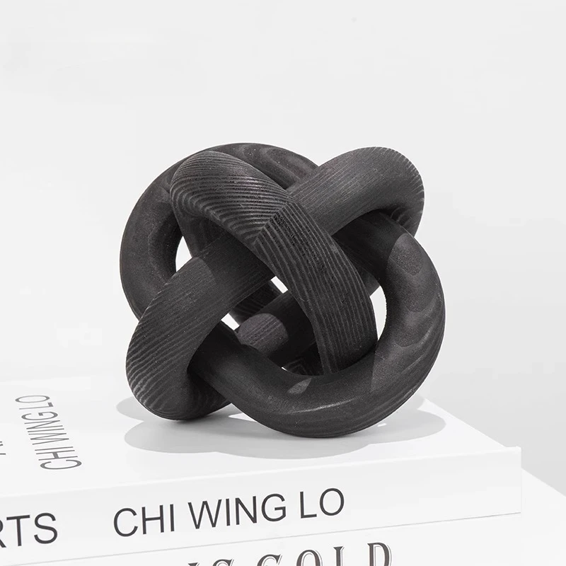 Simple Black Carbonized Wood Geometric Ring Ornament Cafe Burger Shop Hotel Homestay Soft Decoration Kawaii Accessories Figurine
Simple Black Carbonized Wood Geometric Ring Ornament Cafe Burger Shop Hotel Homestay Soft Decoration Kawaii Accessories Figurine