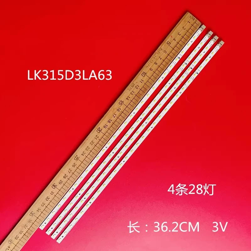 LED backlight strip 28 lamp For GT0326-1 GT0326-2 LK315D3LA63 32PFL6606H60 32HFL5573D 3v/led
LED backlight strip 28 lamp For GT0326-1 GT0326-2 LK315D3LA63 32PFL6606H60 32HFL5573D 3v/led