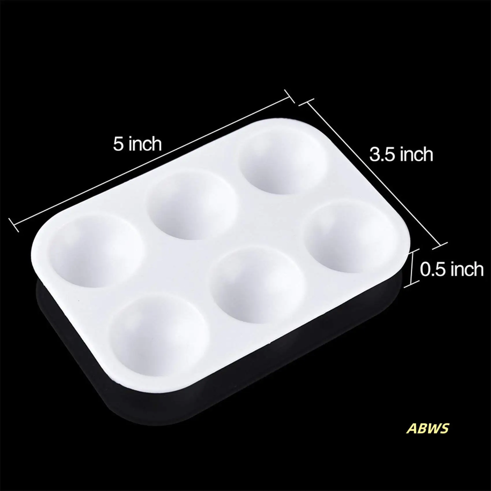 72 Pieces Plastic Paint Palettes 6 Well Rectangular Watercolor Palette Painting Tray, White
72 Pieces Plastic Paint Palettes 6 Well Rectangular Watercolor Palette Painting Tray, White