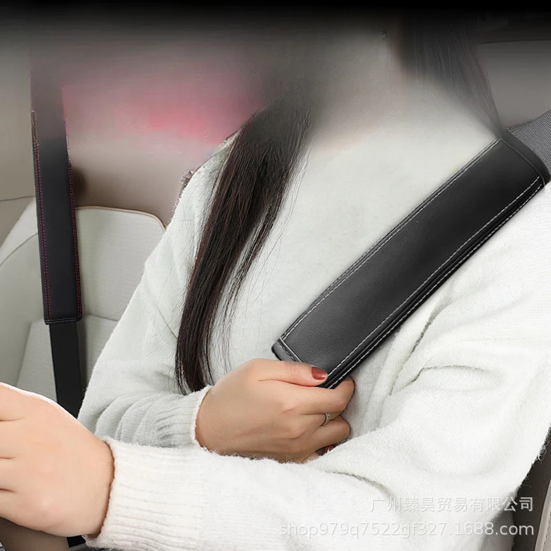 Car Auto Accessories Top leather material automotive seat belt cover shoulder protector
Car Auto Accessories Top leather material automotive seat belt cover shoulder protector
