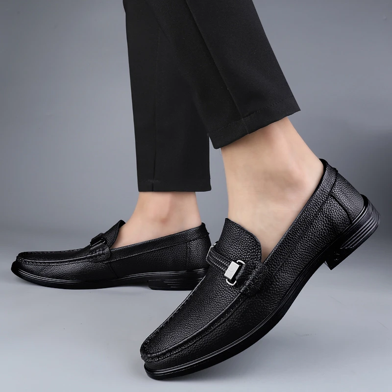 2023 Hot Sale Men's Shoes Slip on Men's Leather Shoes Spring and Autumn Solid Chunky Heels Casual Daily Work Business Shoes
2023 Hot Sale Men's Shoes Slip on Men's Leather Shoes Spring and Autumn Solid Chunky Heels Casual Daily Work Business Shoes