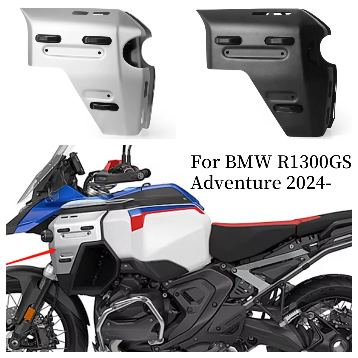 Motorcycle Side Panels Water Tank Guards Protector Radiator Cover Fairing For BMW R1300GS Adventure R 1300 GS ADV R1300GSA 2024
Motorcycle Side Panels Water Tank Guards Protector Radiator Cover Fairing For BMW R1300GS Adventure R 1300 GS ADV R1300GSA 2024