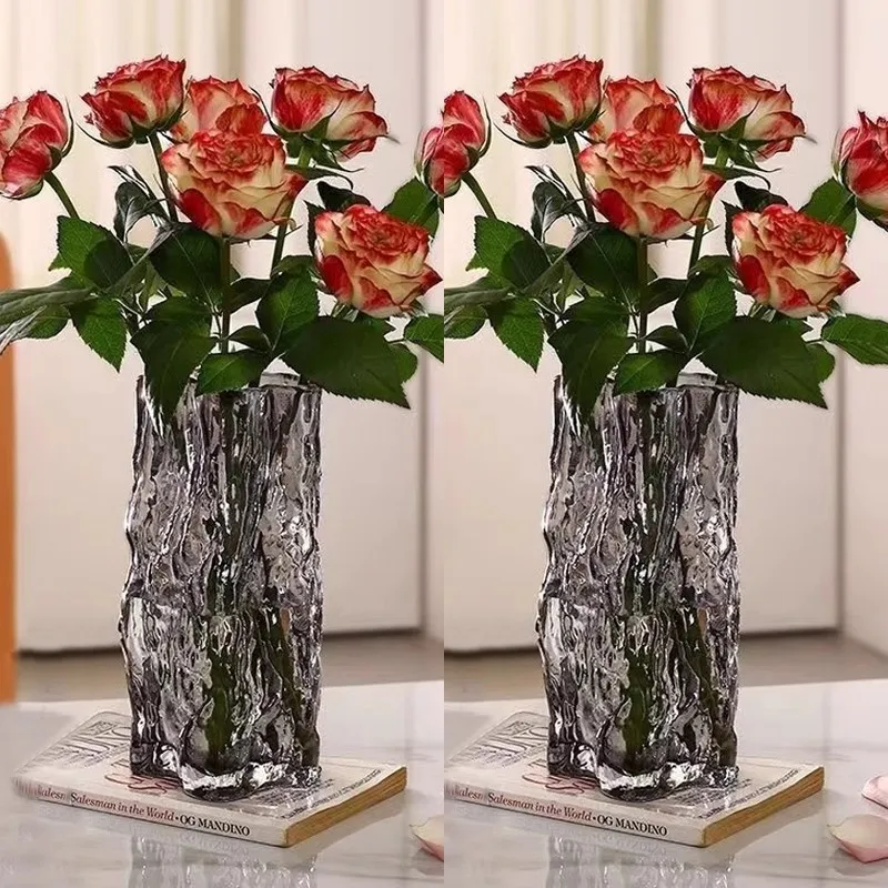 Light Luxury Glass Vase, Living Room Flower Arrangement, High-end Feeling, Hydroponic Transparent Water Culture, Creative and Si
Light Luxury Glass Vase, Living Room Flower Arrangement, High-end Feeling, Hydroponic Transparent Water Culture, Creative and Si