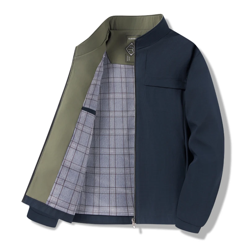 New Autumn Men's Jacket Business Style Stand Collar Casual Trendy Simple Design Jacket Lightweight Clothes Men Fashion Workwear
New Autumn Men's Jacket Business Style Stand Collar Casual Trendy Simple Design Jacket Lightweight Clothes Men Fashion Workwear