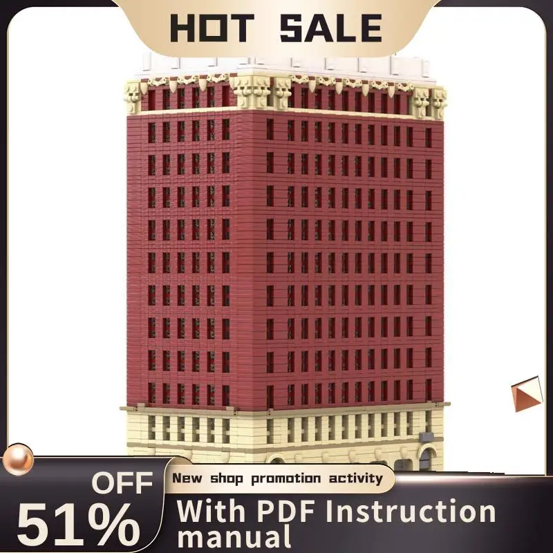 New 8636Pcs City Hot Street View Moc Modular Barringer Historic Model Building Blocks Diy Creative Ideas Brick Toy Birthday Gift
New 8636Pcs City Hot Street View Moc Modular Barringer Historic Model Building Blocks Diy Creative Ideas Brick Toy Birthday Gift