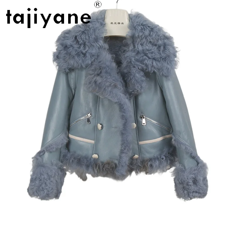TAJIYANE 100% Wool Fur Coat Women Import Fur Jacket Short Tops Motorcycle Winter Coat Women Clothing Fur Collar Warm Дубленка
TAJIYANE 100% Wool Fur Coat Women Import Fur Jacket Short Tops Motorcycle Winter Coat Women Clothing Fur Collar Warm Дубленка