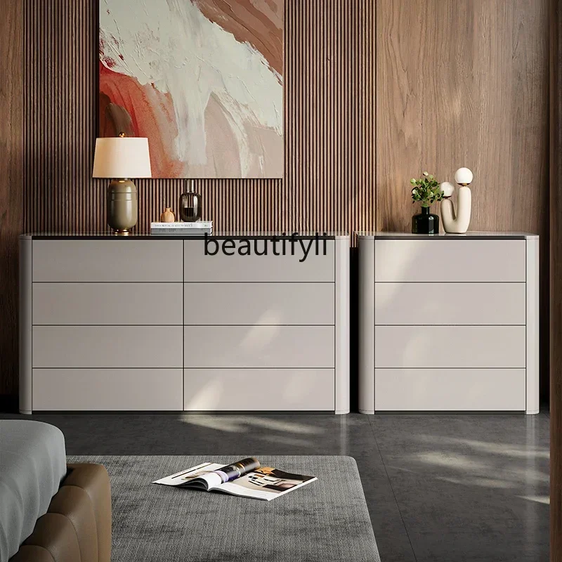 cqyItalian minimalist living room modern porch side cabinet bedroom light luxury solid wood storage drawer cabinet
cqyItalian minimalist living room modern porch side cabinet bedroom light luxury solid wood storage drawer cabinet