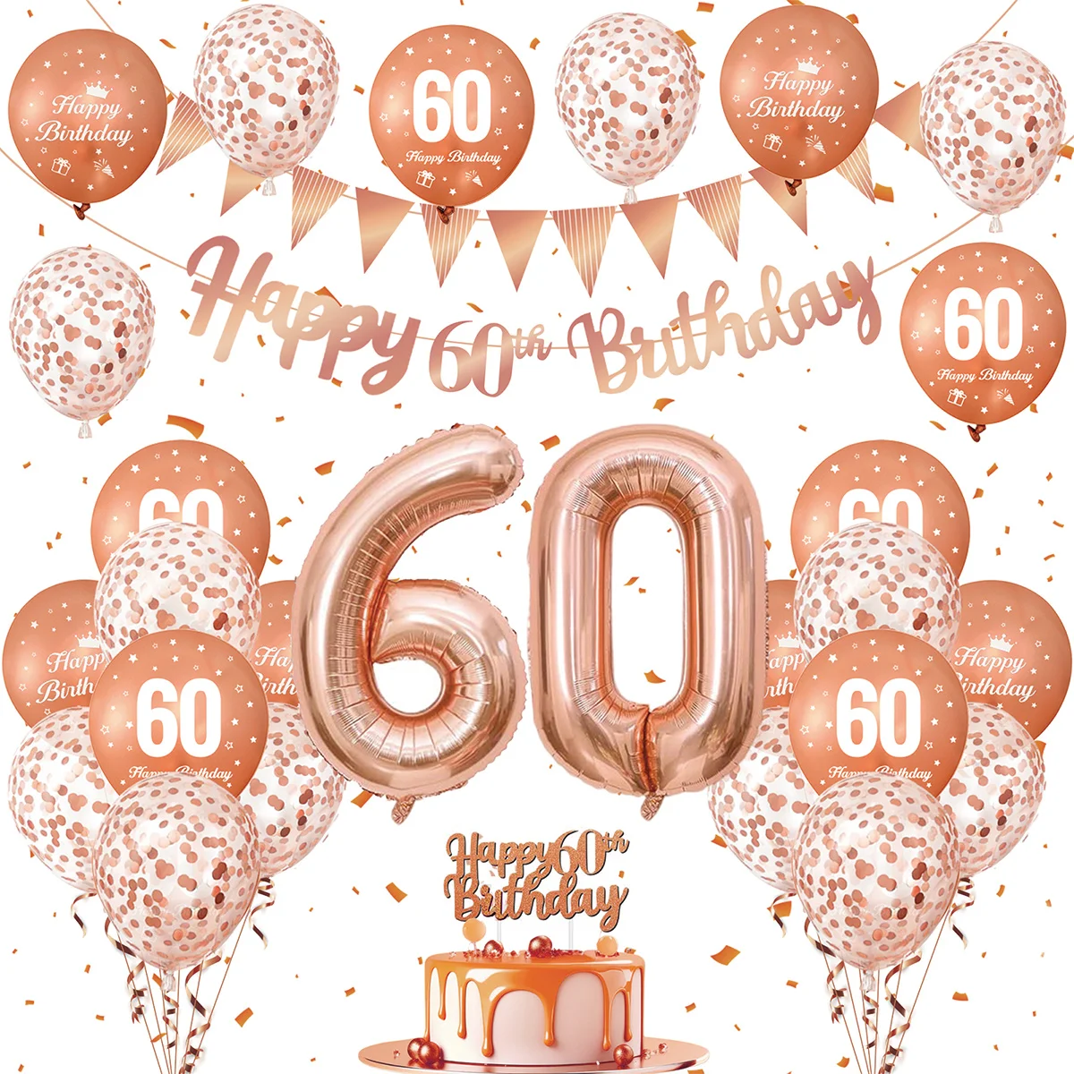 1Set Rose Gold Birthday Decoration Birthday Balloons Birthday Banner 18 21 30 40 60 70th Happy Birthday Party Decor Supplies
1Set Rose Gold Birthday Decoration Birthday Balloons Birthday Banner 18 21 30 40 60 70th Happy Birthday Party Decor Supplies