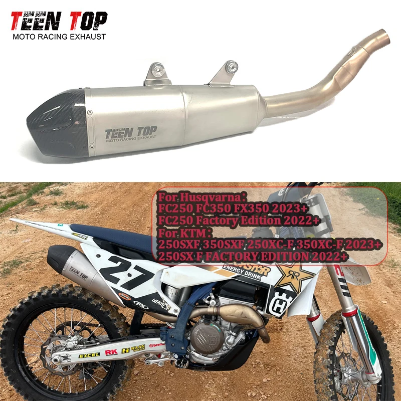 For KTM 350SXF 250SXF Exhaust Muffler 250SX-F Factory Edition Slip-on Exhaust TitaniumAlloy Offroad-Bike Exhaust Pipe OEM Size
For KTM 350SXF 250SXF Exhaust Muffler 250SX-F Factory Edition Slip-on Exhaust TitaniumAlloy Offroad-Bike Exhaust Pipe OEM Size
