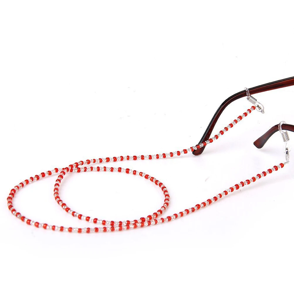 60Cm Crystal Beads Eyeglasses Chain Holder Neckchain For Sunglasses Spectacles Red+Clear Durable Artificial Crystal Steel Cable
60Cm Crystal Beads Eyeglasses Chain Holder Neckchain For Sunglasses Spectacles Red+Clear Durable Artificial Crystal Steel Cable