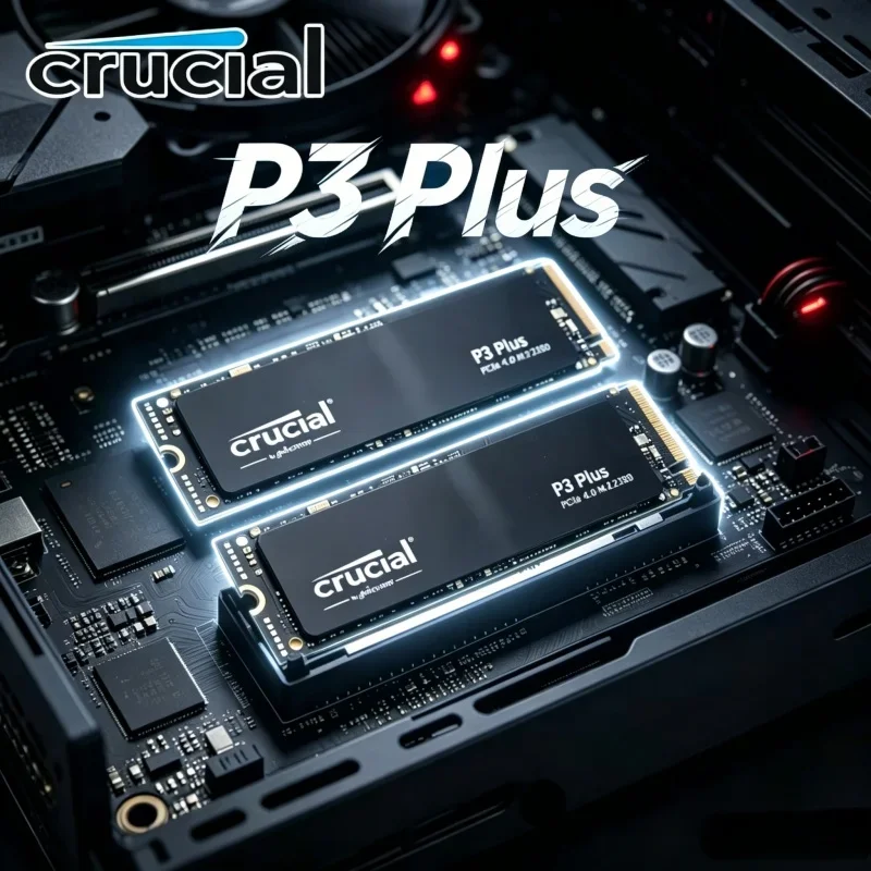 Original Crucial P3 Plus M.2 2280 PCIe4 NVMe SSD 1TB/2TB 3D NAND Ultra High Speed OEM Gaming Drive Laptop Desktop PC
Original Crucial P3 Plus M.2 2280 PCIe4 NVMe SSD 1TB/2TB 3D NAND Ultra High Speed OEM Gaming Drive Laptop Desktop PC