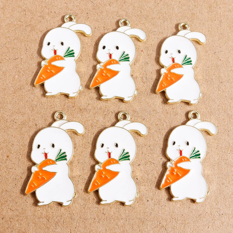 10pcs 33*17mm Cute Enamel Animal Rabbit Charms Bunny Pendants for Necklace Earring DIY Jewelry Making Accessories Supplies
10pcs 33*17mm Cute Enamel Animal Rabbit Charms Bunny Pendants for Necklace Earring DIY Jewelry Making Accessories Supplies