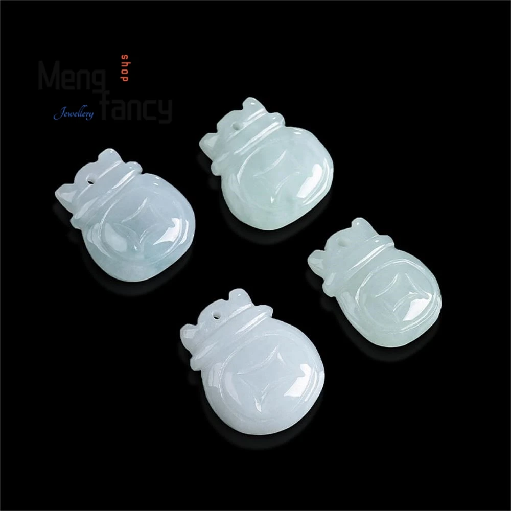 Authentic Natural Burmese A-grade Jadeite Small Money Bag Lucky Bag Jade Pendant Exquisite Fashion Jewelry Popular Holiday Gifts
Authentic Natural Burmese A-grade Jadeite Small Money Bag Lucky Bag Jade Pendant Exquisite Fashion Jewelry Popular Holiday Gifts