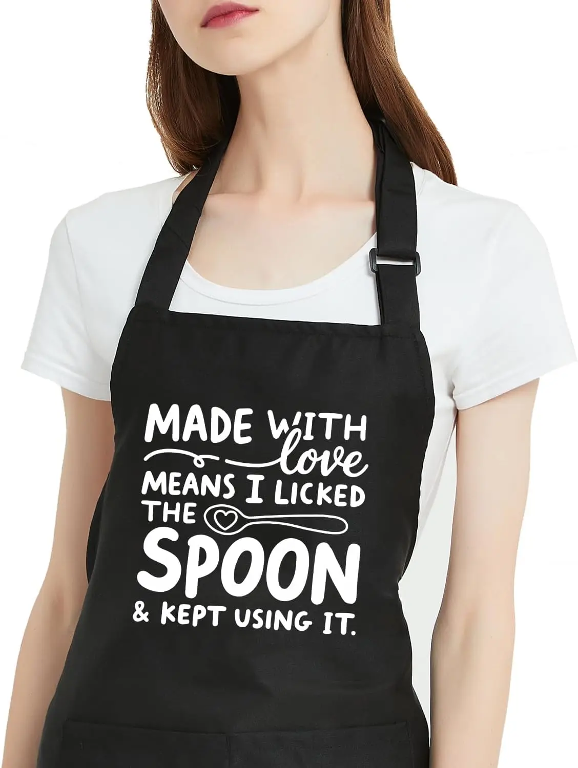 Funny Aprons for Women with Pockets, Cute Cooking Kitchen Aprons, Gift for Mom
Funny Aprons for Women with Pockets, Cute Cooking Kitchen Aprons, Gift for Mom
